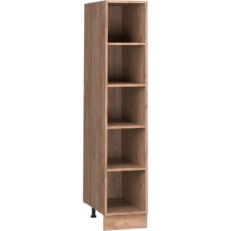 Küchenregal Goldkraft Eiche 30 cm ohne Arbeitsplatte Vicco – Bild 1