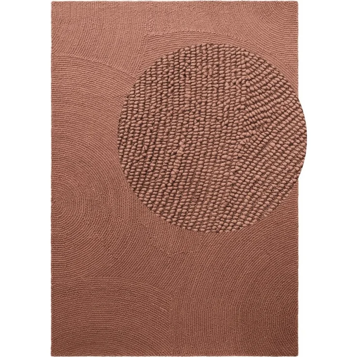 HANSE Home Wollteppich Calmio, auch als Läufer und in rund, rechteckig, Höhe: 18 mm, Handgetuftet, Wolle, Natur, Wohnzimmer, Schlafzimmer, Skandi, Hygge – Bild 2
