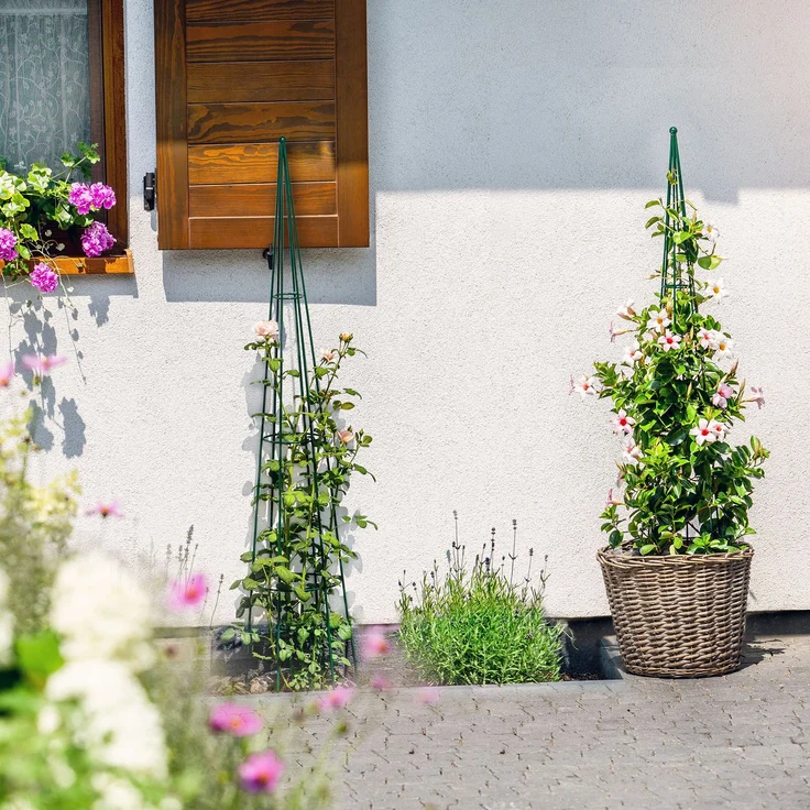 KADAX Pflanzenstütze für den Garten, Rankenkegel, 120 cm – Bild 4