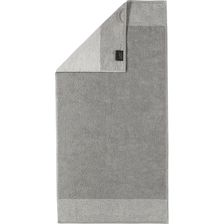 CAWÖ Handtuch, 3er Pack - Luxury Home, C Two-Tone, Walkfrottier Platin 50x100cm – Bild 2