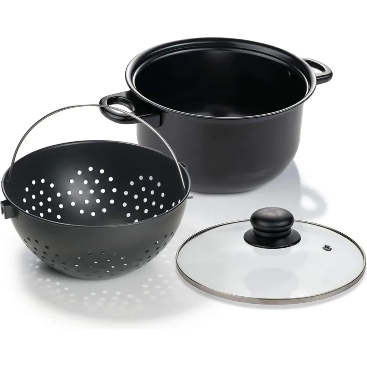 Genius World´s Greatest Pot 3-teilig Kochtopf-Set mit Siebeinsatz ø 25cm 24655