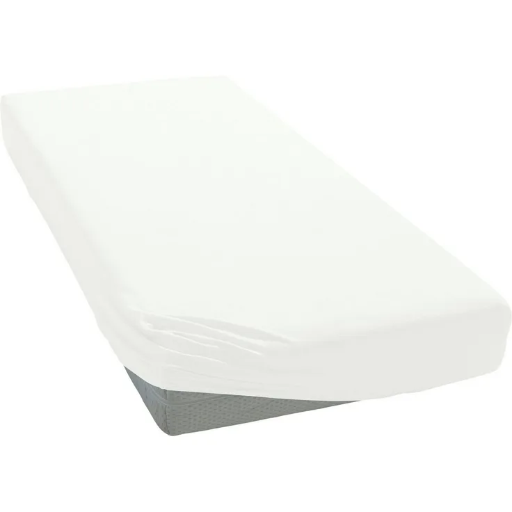 OTTO home Spannbettlaken Cremona, in PREMIUM Qualität aus 96% Baumwolle & 4% Elasthan, Single-Jersey, Gummizug: rundum, (1 Stück), Größe ab 90x200 cm, in 145g/m² sowie 180 g/m² erhältlich