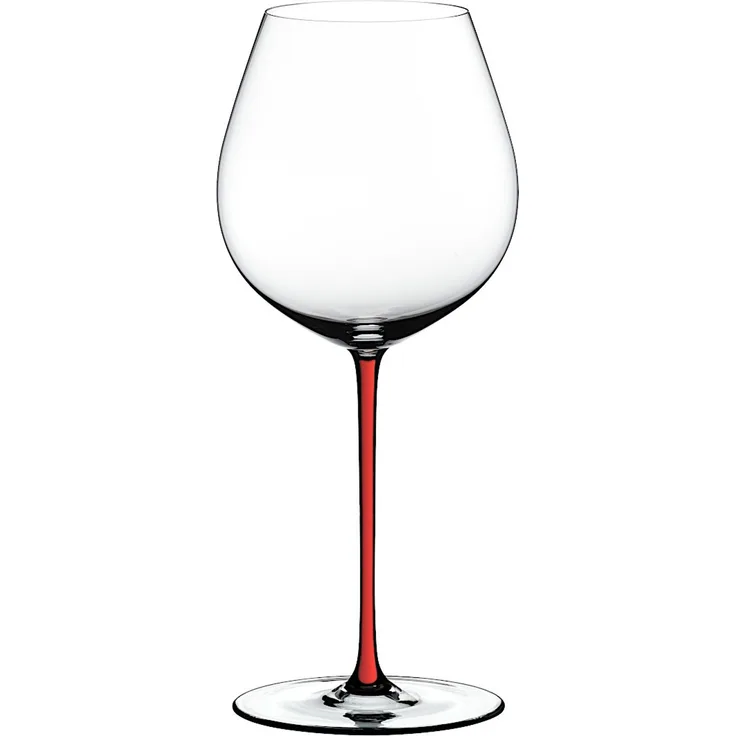 RIEDEL 4900/07R FATTO A MANO Pinot Noir Weinglas - Stiel ROT
