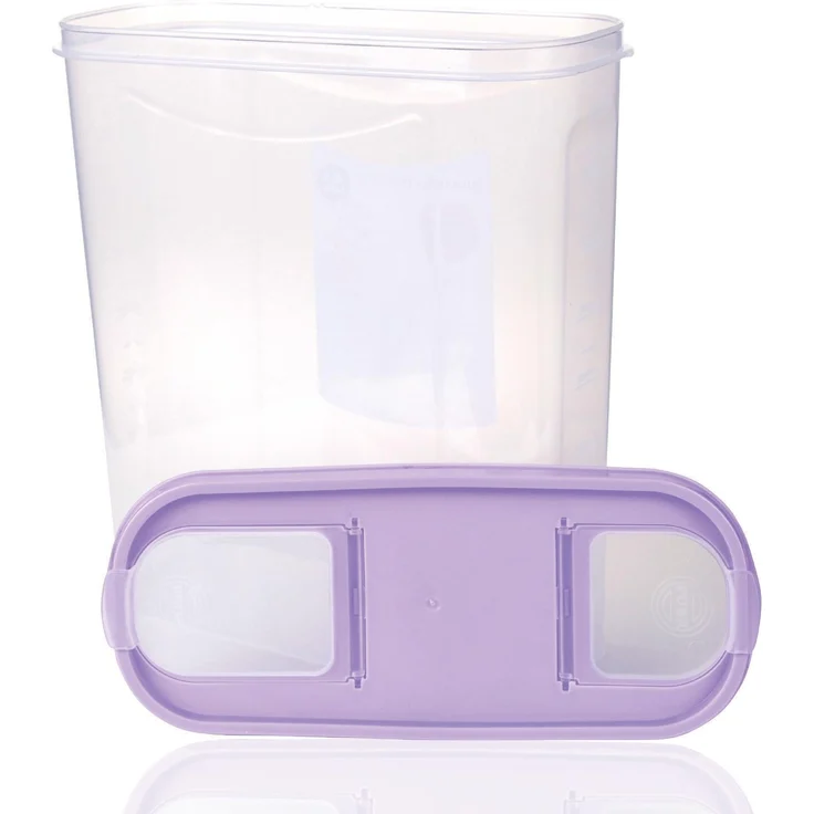 Vorratsdosen mit Deckel 4,5 Liter ( 2er Pack / Lila ), Luftdicht Schüttdose BPA frei, Vorratsbehälter Set - Frischhaltedosen Klappdeckel – Bild 6