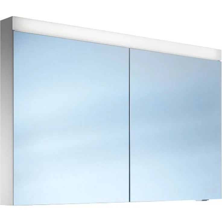 Schneider Spiegelschrank PATALine, 161. 120, 120/2/LED, Ausführung: EU-Norm/Korpus weiss/3000K - 161. 120. 01. 0201