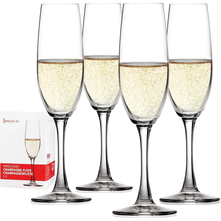 SPIEGELAU 4090187 WINELOVERS Champagnerflöte 4er Set
