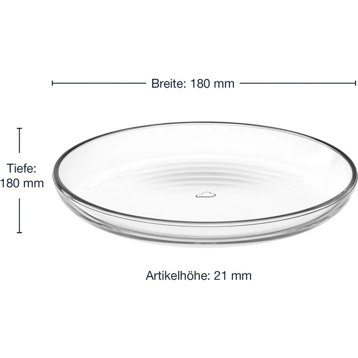 LEONARDO Speiseteller Teller CUCINA, 18 cm, 4er-Set, (4 St), spülmaschinengeeignet – Bild 3