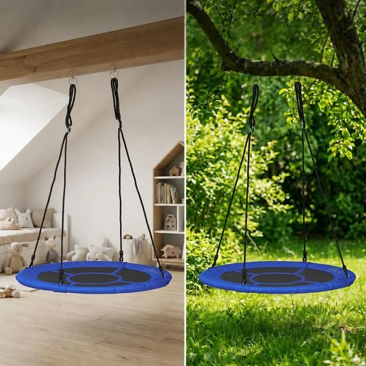 Relaxdays Nestschaukel rund mit geschlossenem Sitz – Bild 6