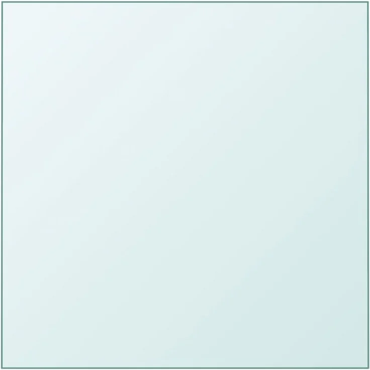 vidaXL Tischplatte Transparent 40x40 cm Hartglas 345071 – Bild 5
