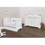 Pinolino 'Emilia' 2-tlg. Babyzimmer-Set weiß, breit