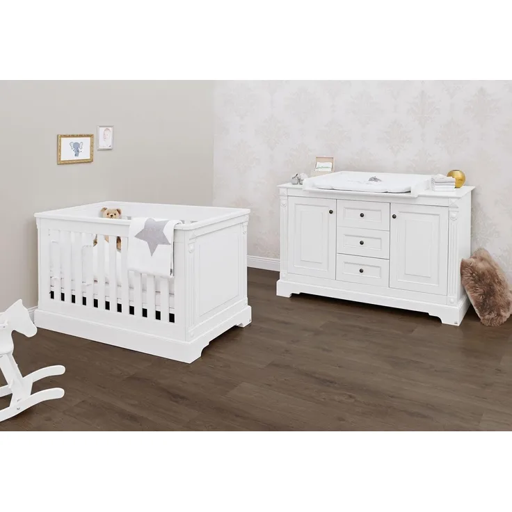 Pinolino 'Emilia' 2-tlg. Babyzimmer-Set weiß, breit