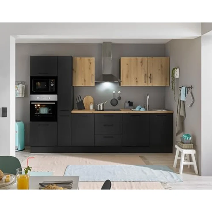 BASIC by Balculina Küchenzeile Turin, Breite 310 cm, wahlweise mit E-Geräten – Bild 6