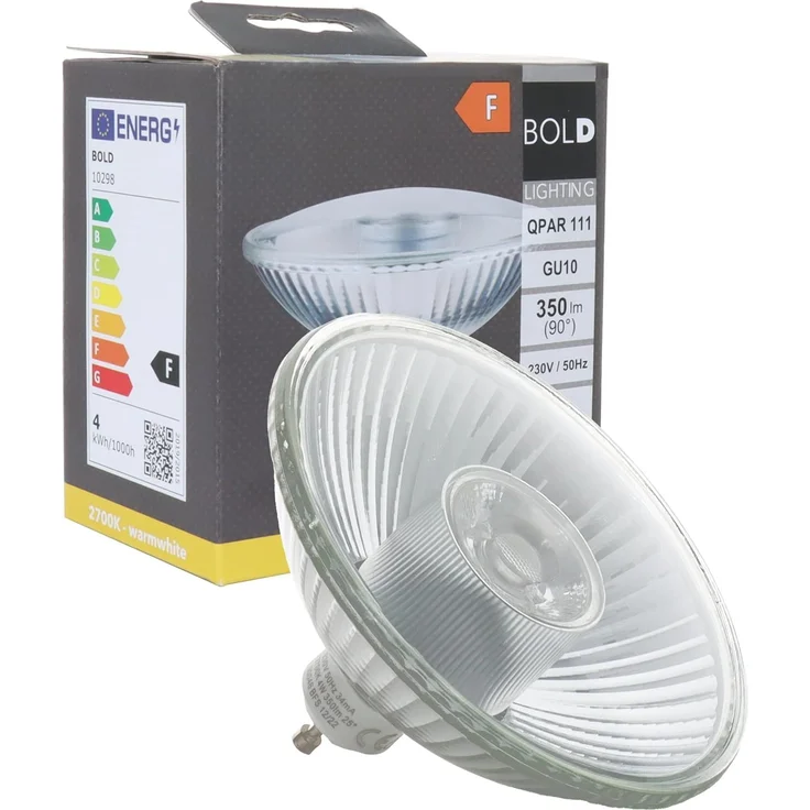 BOLD 10298 LED-Lampe EEK F (A - G) GU10 Reflektor 4 W = 32 W Warmweiß (Ø x H) 111 mm x 70 mm nicht dimmbar 1 Stk