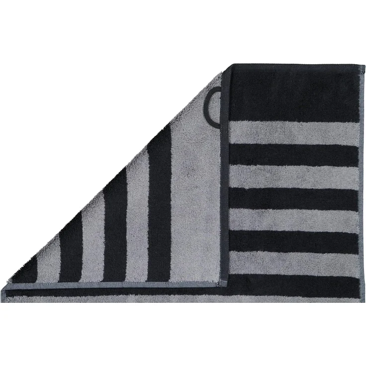 JOOP! Saunatuch Classic Stripes, 100% Baumwolle (1-St), Lines Schwarz – Bild 4