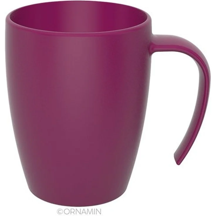 Ornamin Becher Kaffeebecher mit ergonomischem Henkel, Kunststoff, BPA-frei l Stapelbar l Made in Germany – Bild 5