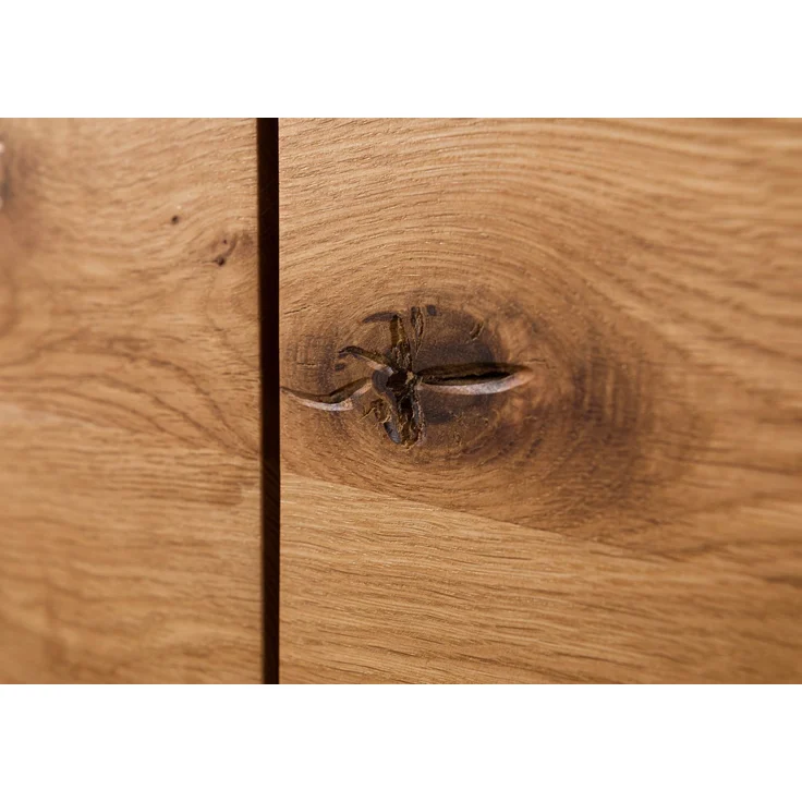 Highboard Wildeiche 131x45x147 natur geölt PURE OAK #105 – Bild 7