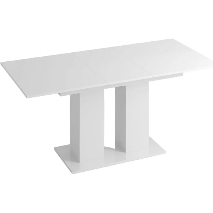 designimpex Esstisch Design Tisch DE-1 Weiß Hochglanz ausziehbar 130 bis 170 cm – Bild 3