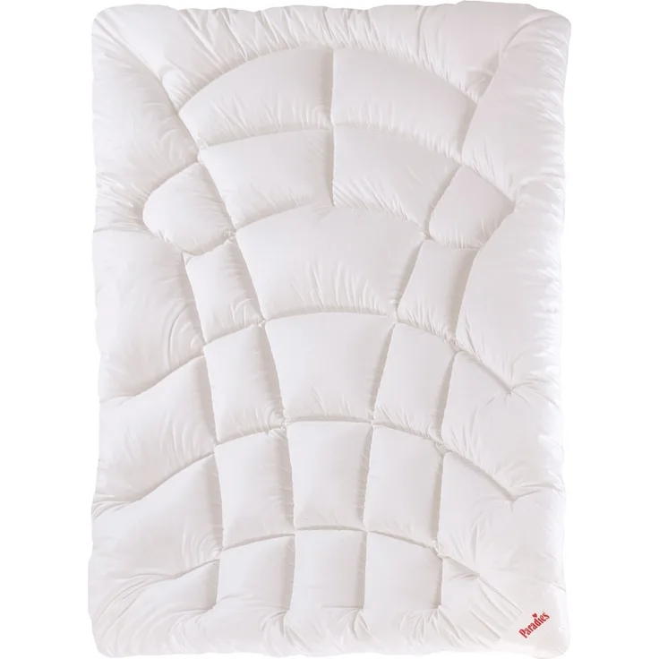 Paradies Kunstfaserbettdecke Runa Bio, Füllung: 100% Polyester, Bezug: 100% Bio-Baumwolle (kbA), extra voluminöse & kuschelige Ganzjahresbettdecke, vegane Daunendecke