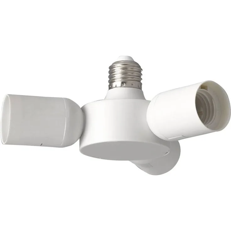 Eglo 98277 Zubehör 3-fach Verteiler RUEDA Kunststoff weiß E27 3X20W Ø19cm H:7,5cm