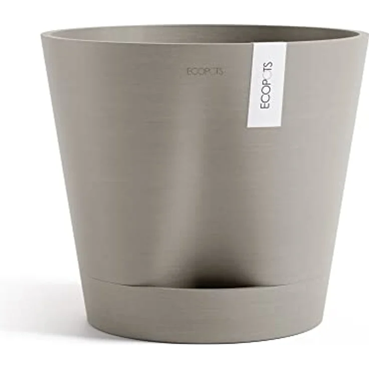 ECOPOTS Blumentopf Venice 2 40 Taupe, für den Innenbereich – Bild 2