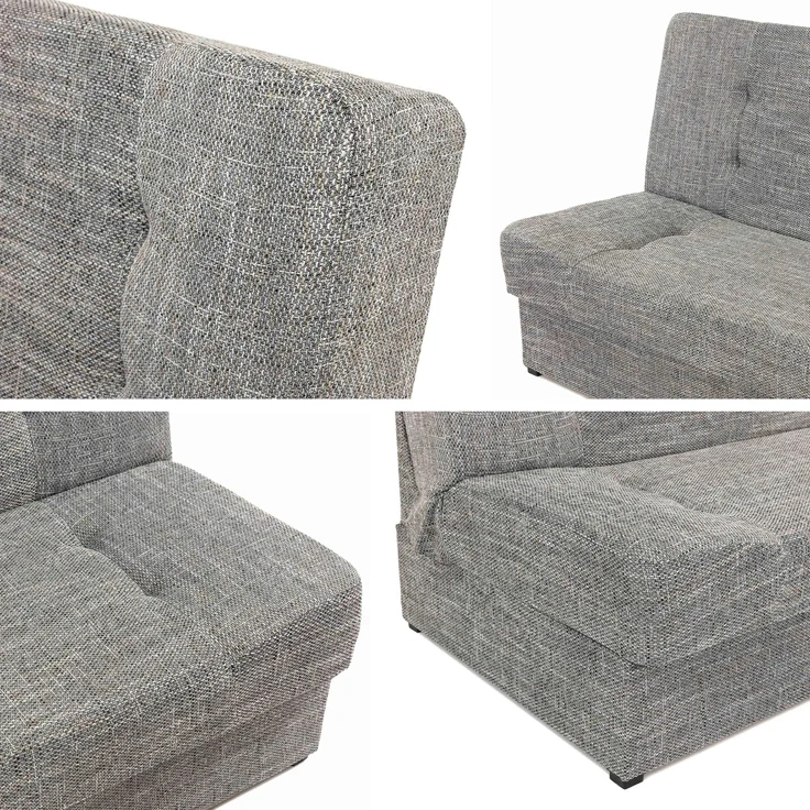 Sofa Hortens mit Bettkasten und Schlaffunktion (Farbe: Lawa 01) – Bild 7