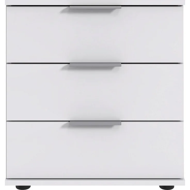 Nachtkommode Easy Plus Nachtschrank 52x38x56cm Farbe: Weiß