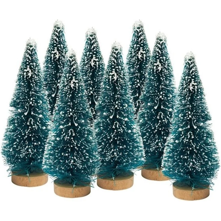 VBS Künstlicher Weihnachtsbaum Miniatur-Tannenbaum, beschneit – Bild 2