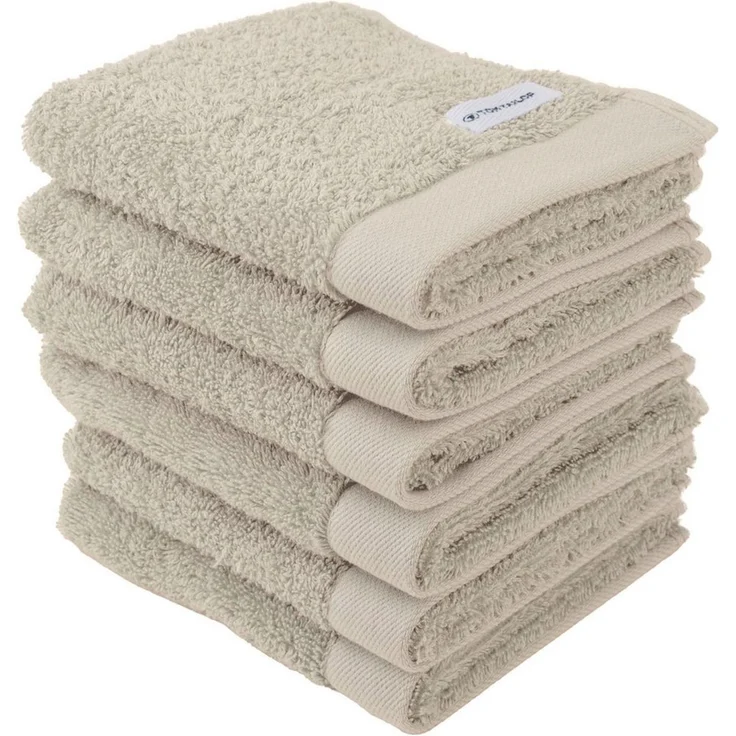 TOM TAILOR HOME Gästehandtuch Gästehandtuch COLOR BATH, Frottier (6-St) – Bild 1