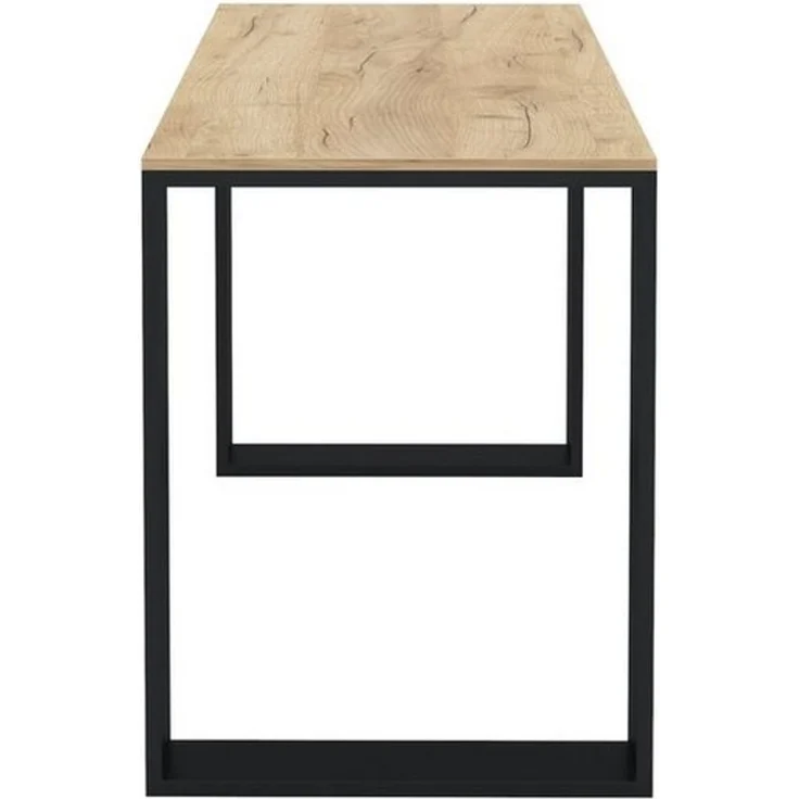 AKKE Esstisch, Esszimmertisch LOFT Schwarze Beinen Küchentisch Bürotisch 2mm-PVC – Bild 2