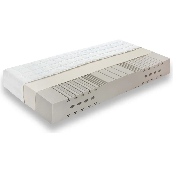 Betten-ABC Mammut – 7-Zonen-Kaltschaummatratze für Seitenschläfer, Härtegrad H2 bis H5, Größe: 80x200, Härtegrad: H3