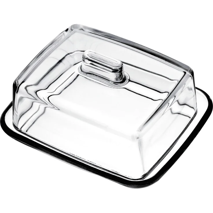 KADAX Butterdose, Butterdose aus Glas mit Deckel, Butterbehältergriff – Bild 6