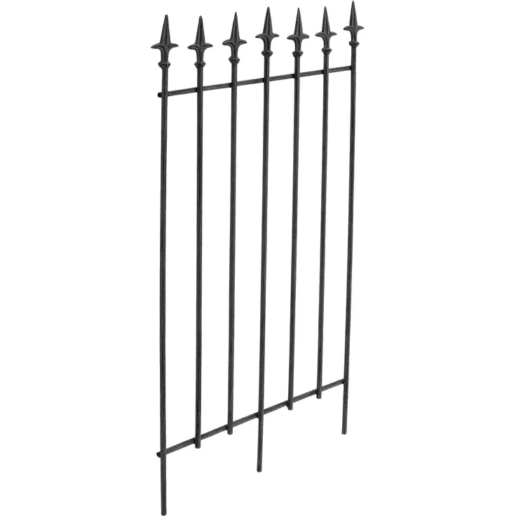 CLP 2er Set Rankgitter Elisa 100 x 50 cm lackiertes Eisen im Jugendstil für Garten,anthrazit – Bild 5