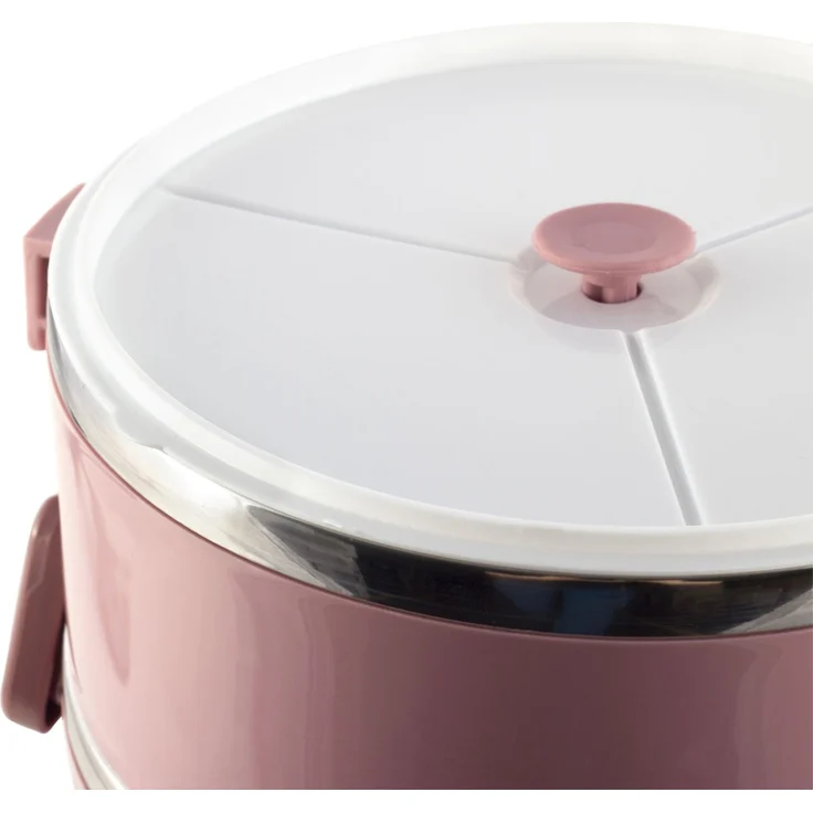 Lunchbox 3 Etagen Frischhaltedose Essensbehälter Lunch Box Brotdose Frühstücksdose Grün – Bild 5