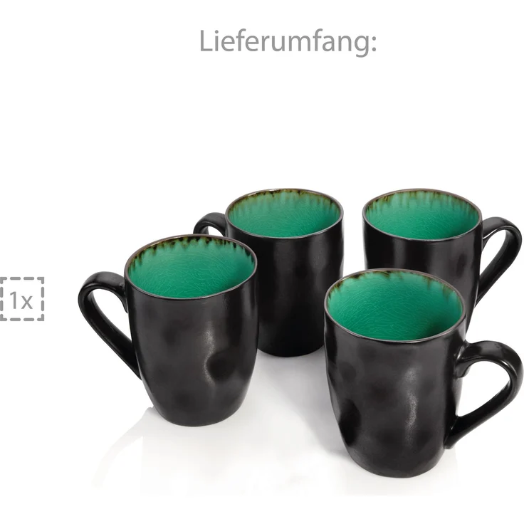 SÄNGER Kaffeebecher Set Palm Beach 4 teilig – Bild 7