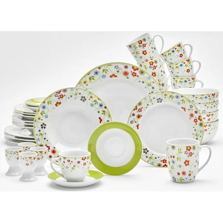 van Well Eierbecher Vario, (Set, 6-tlg, 6 Eierbecher), Porzellan, spülmaschinen- und mikrowellengeeignet – Bild 2