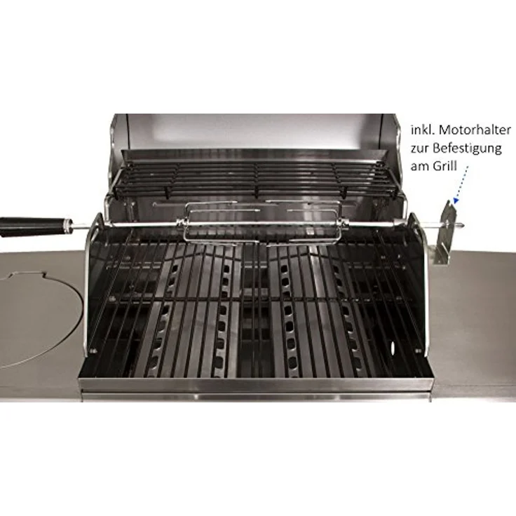 BBQ-Toro Grillspieß Grill- und Spießset (120 cm) für Ihren Grillwagen, Smoker und mehr – Bild 5