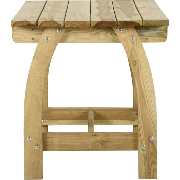Gartentisch, Balkontisch 110 x 74 x 75 cm Imprägniertes Kiefernholz – Bild 3