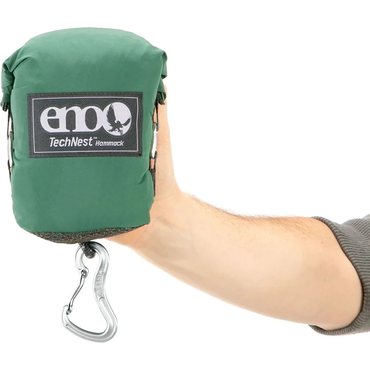 ENO TechNest leichte Reisehängematte grün aus recyceltem Ripstop Nylon grün EN-TN0062 – Bild 2