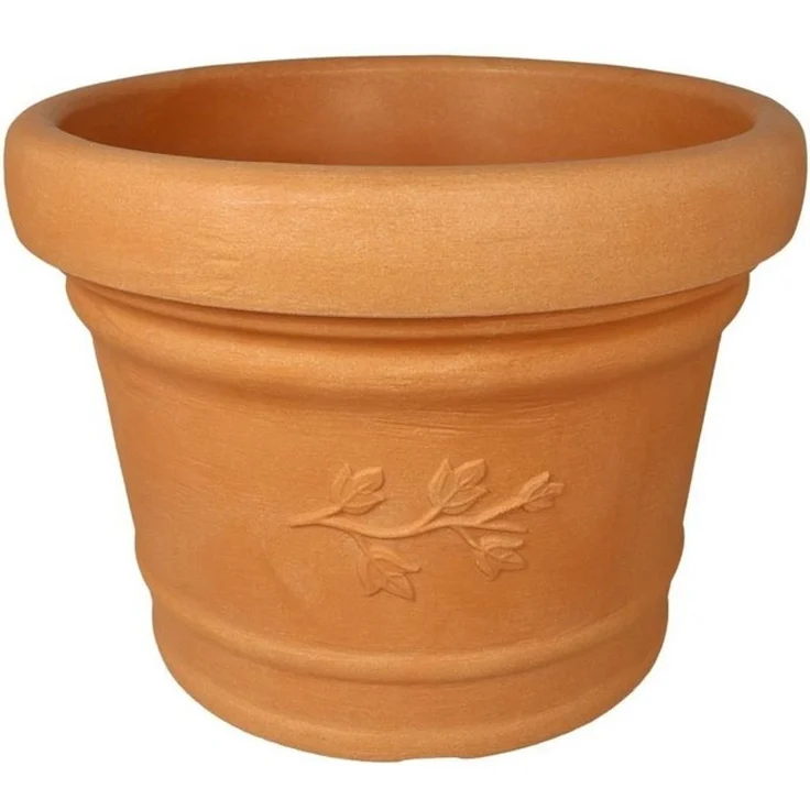 Heimwerkercenter Blumentopf MePla Blumentopf Palermo ø30 cm, Terra, frostfester Kunstoff – Bild 4