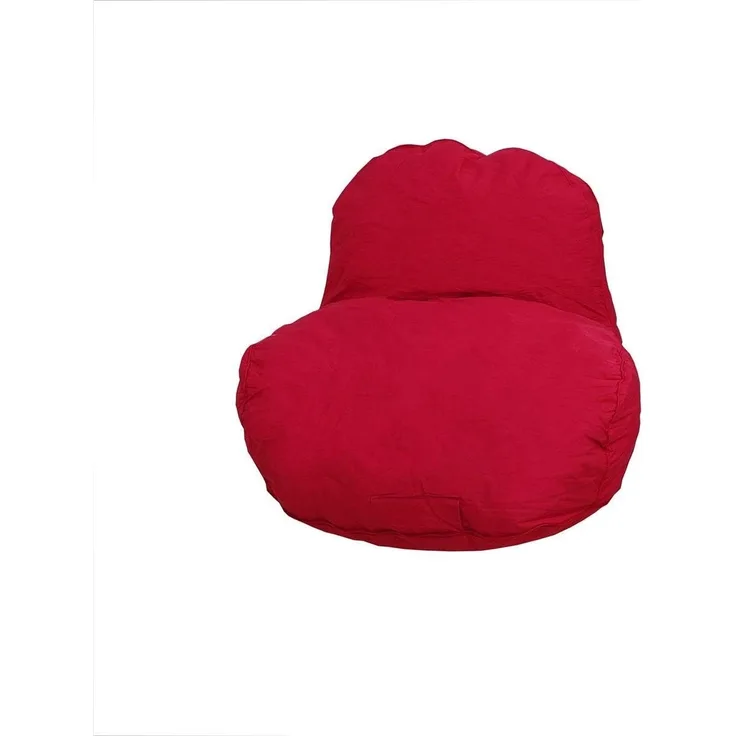Sitzsack Sitzkissen Bodenkissen Sessel Indoor Outdoor Kissen 81 x 78 x 73 cm rot
