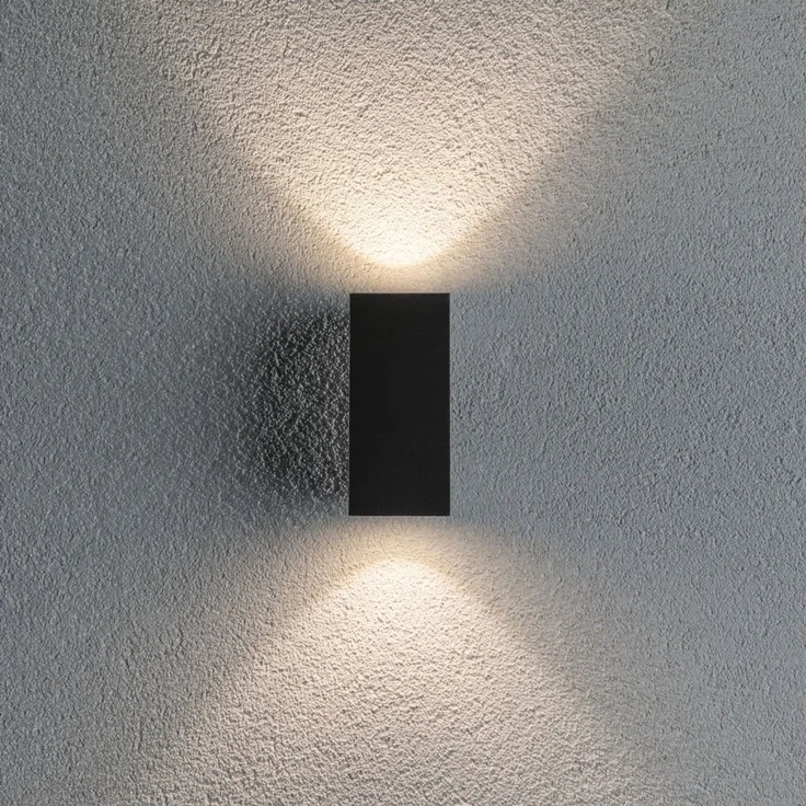 Paulmann No. 94328 House Außenwandleuchte Flame IP44 2-flammig 3000K anthrazit – Bild 4