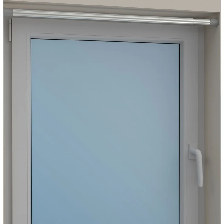 SPANNSTANGE/DUSCHVORHANGSTANGE Serrofix 125-220 cm, 26/23 mm Ø Silbergrau – Bild 5