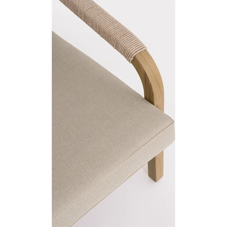 4er Garten-Set Aremilak - Aluminium Desert Sand, Olefin Taupe, Big – Bild 9
