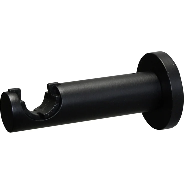 Gardinia Gardinenstangen-Set Kreta 1-Lauf Ø 16-19 mm schwarz-matt 120 cm - 210 cm – Bild 3