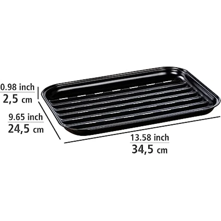 Grillschale Mod. Luca, aus rostfreiem Edelstahl, 1x Grillschale – Bild 4
