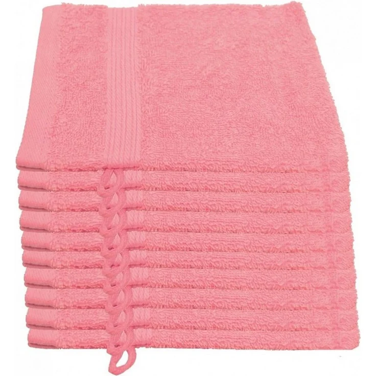 Julie Julsen Waschhandschuh 10-Waschhandschuh-Rosa-Waschhandschuh 15 x 21 cm (10-tlg) – Bild 2