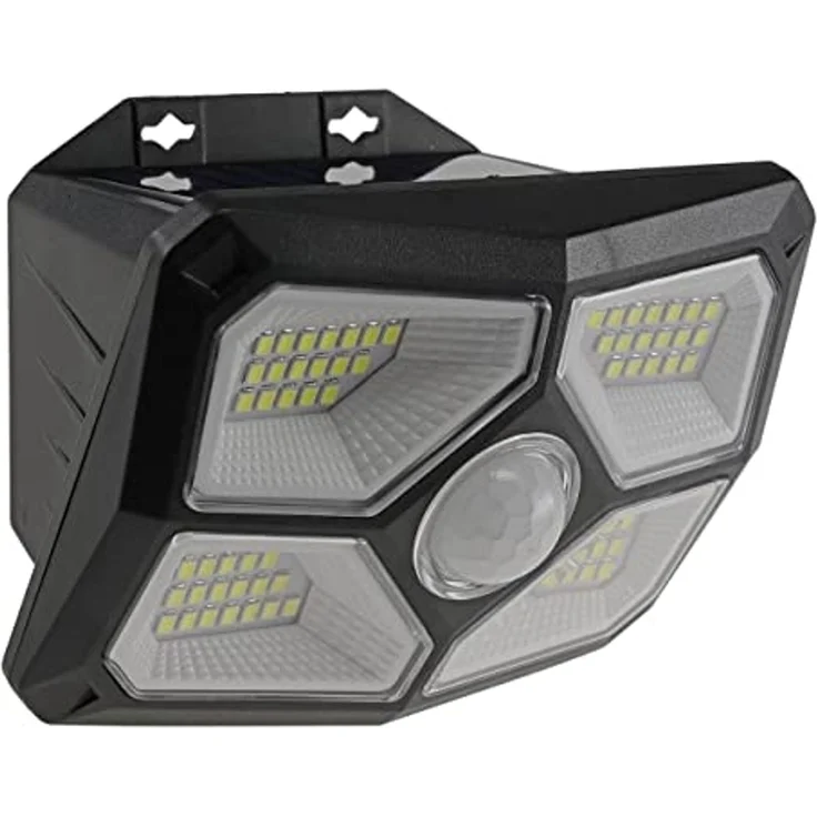 LED Solar Wandleuchte "SWL 722" PIR Bewegungsmelder, 72 LEDs, IP65 – Bild 3