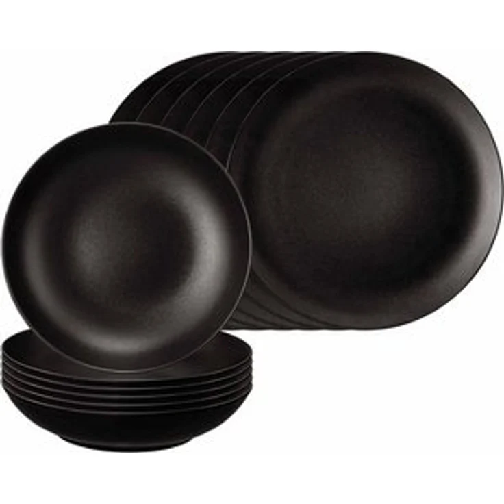 Seltmann Weiden Liberty Velvet Black Tafelservice 12-teilig – Bild 6