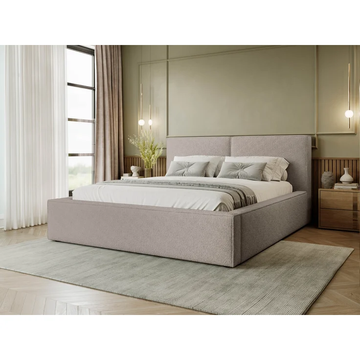 Polsterbett Sokoz Boucle (Farbe: Coral 50, Größe: 120 x 200) – Bild 2