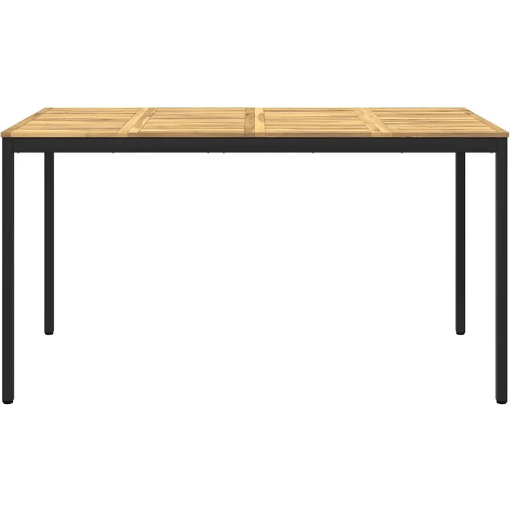 vidaXL Gartenbar-Tisch NAARDEN Weiß und Schwarz 196 x 100,5 x 105 cm 3394428 – Bild 3